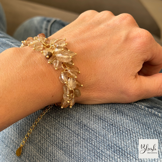 Bracelet Harmonie - Quartz bronze