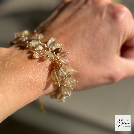 Bracelet Harmonie - Quartz bronze