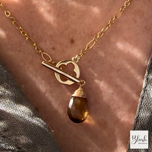 Collier Reine - Cristal de thé