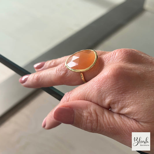 Espenring – Karneol