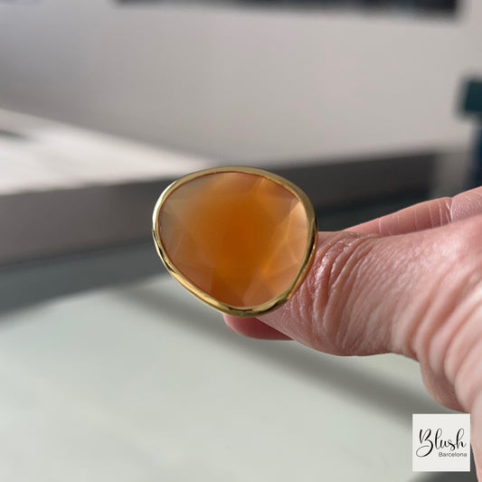 Espenring – Karneol