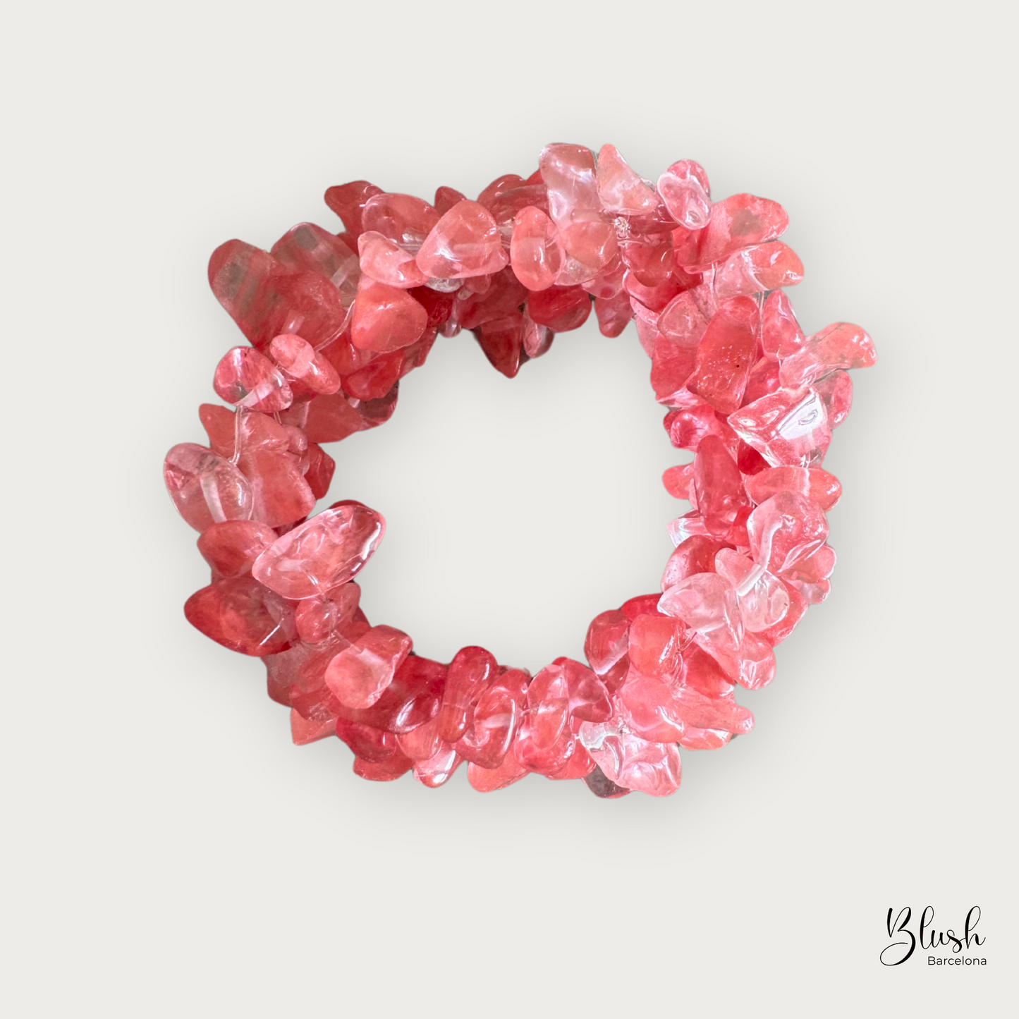 Bracelet Santorini - Quartz Cerise