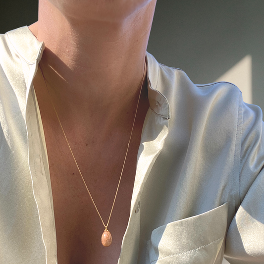 Collier Firenze - Quartz "Ambre"