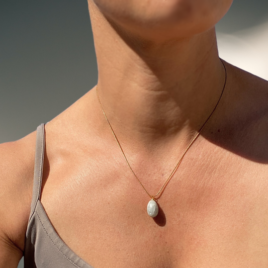 Collier Firenze - Gris colombe