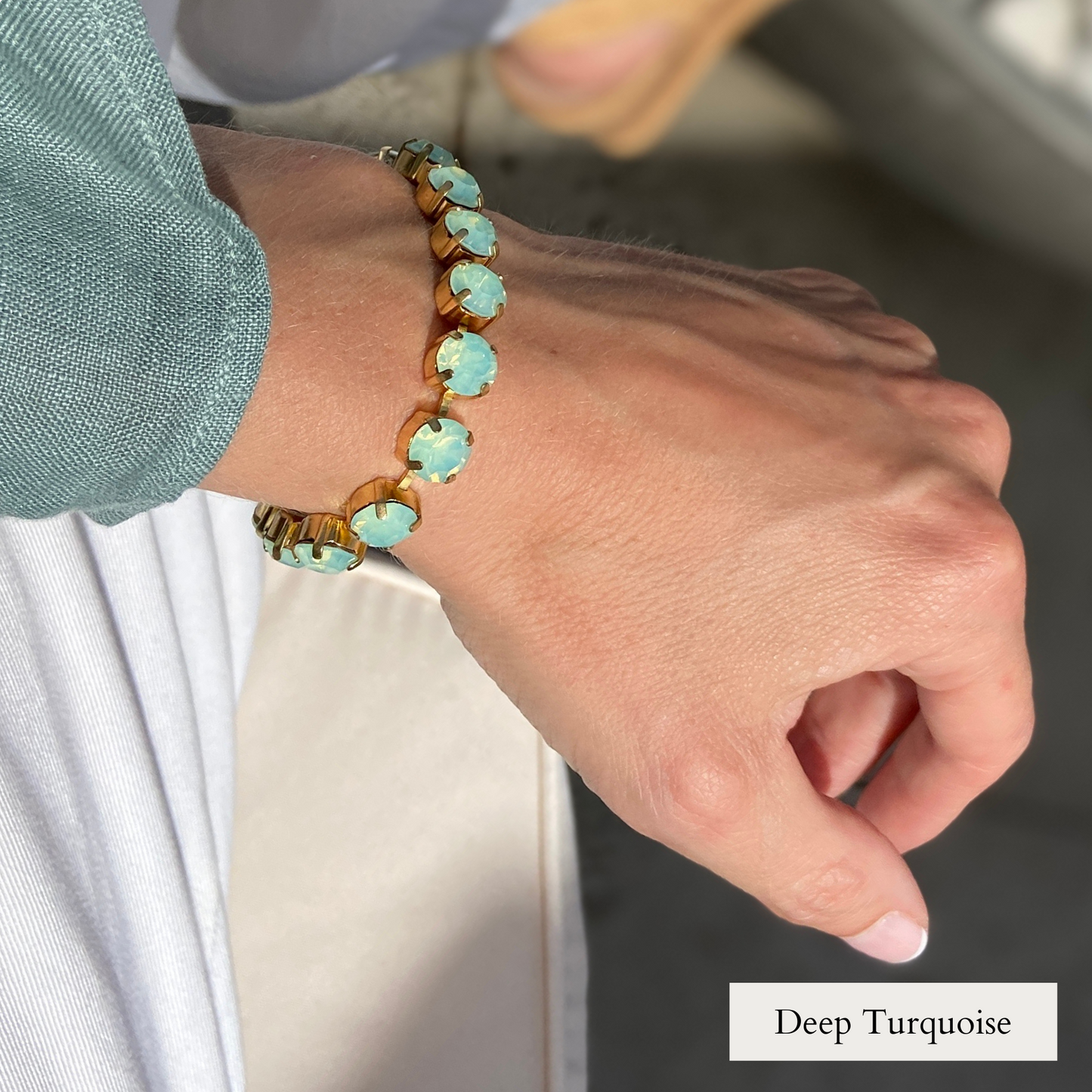 Bracelet Les Champs - Turquoise intense