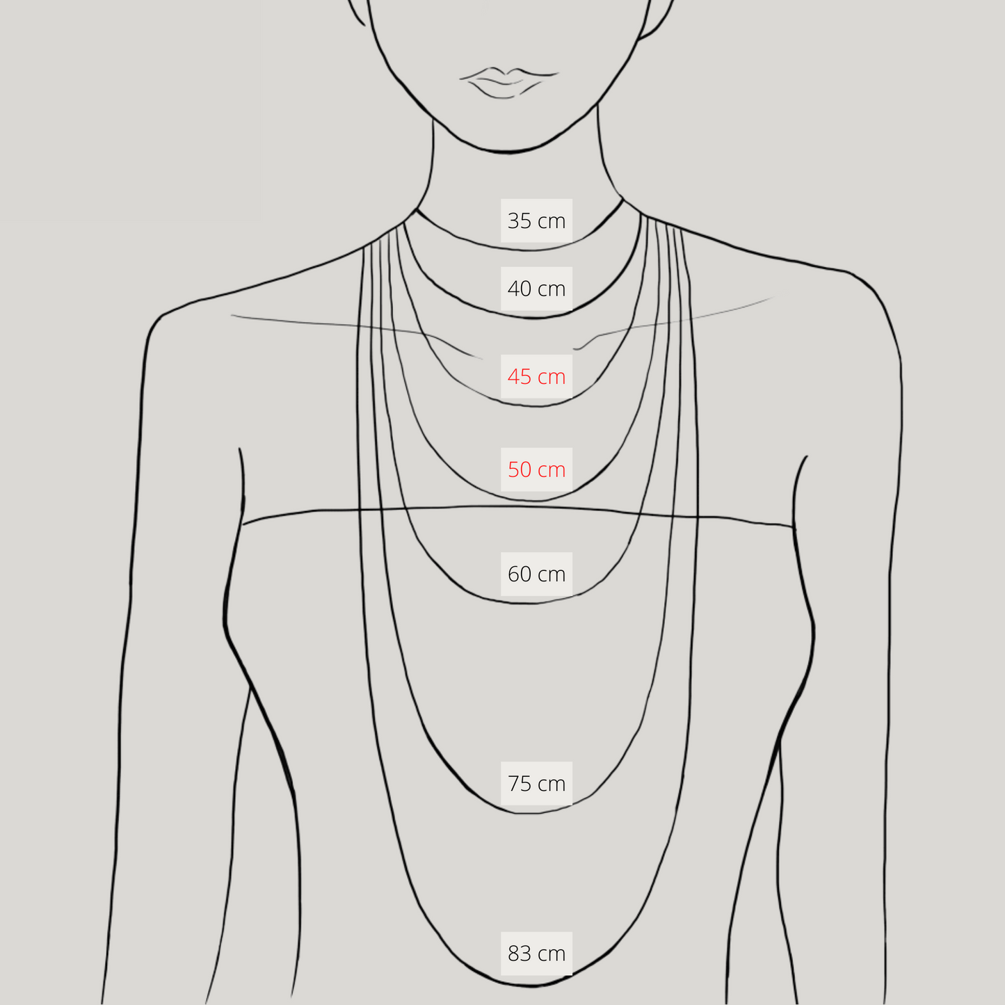 Firenze Necklace - Dove Grey