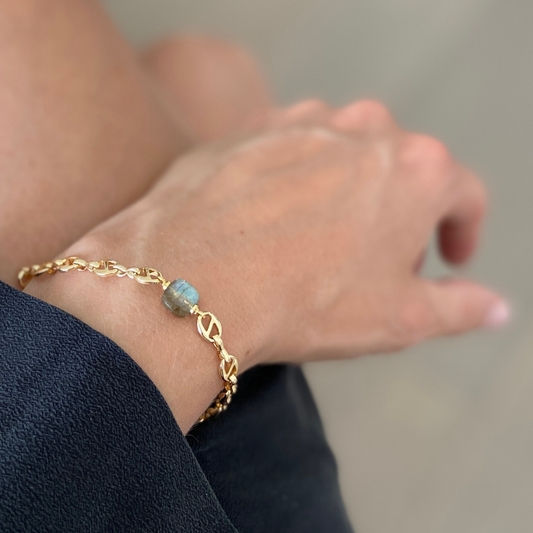 Bracelet Rive Droite - Labradorite