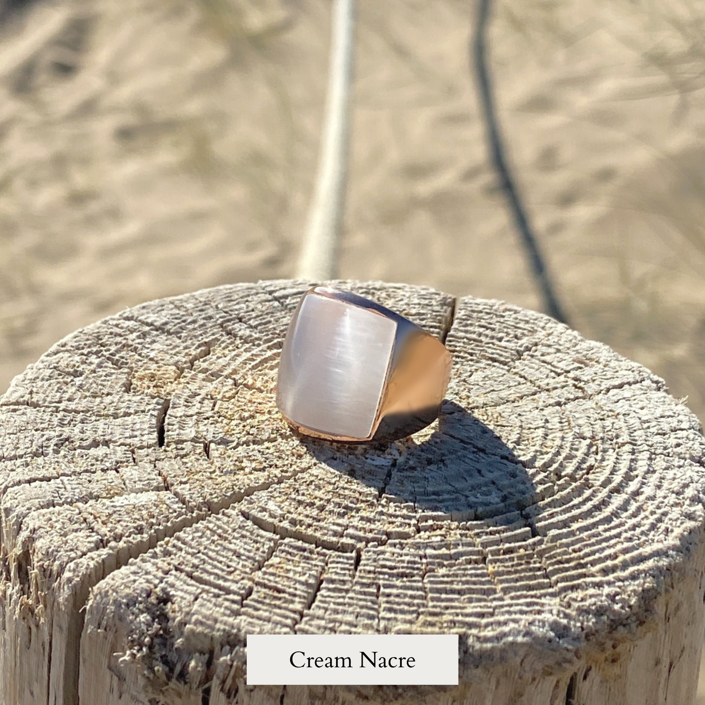 Rio Ring - Cream Opal