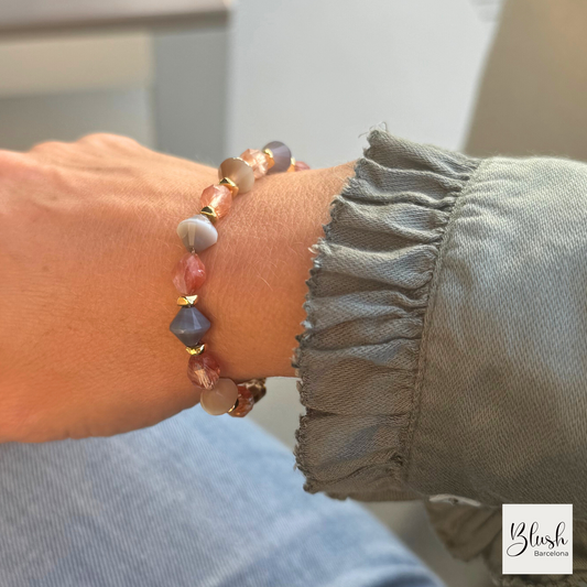 Selma Bracelet - Sunstone & Agate
