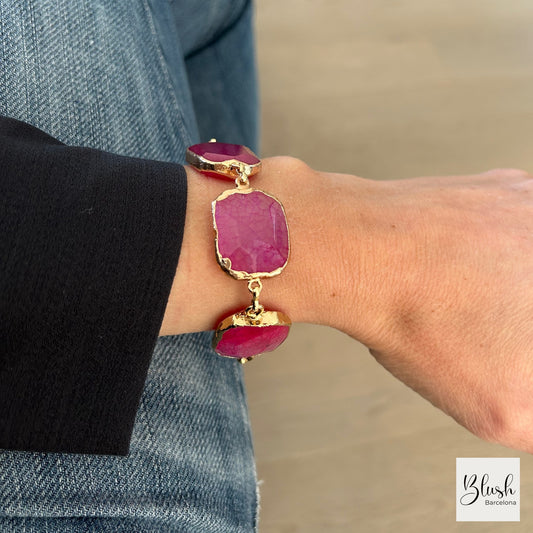 Verona Bracelet - Fuchsia