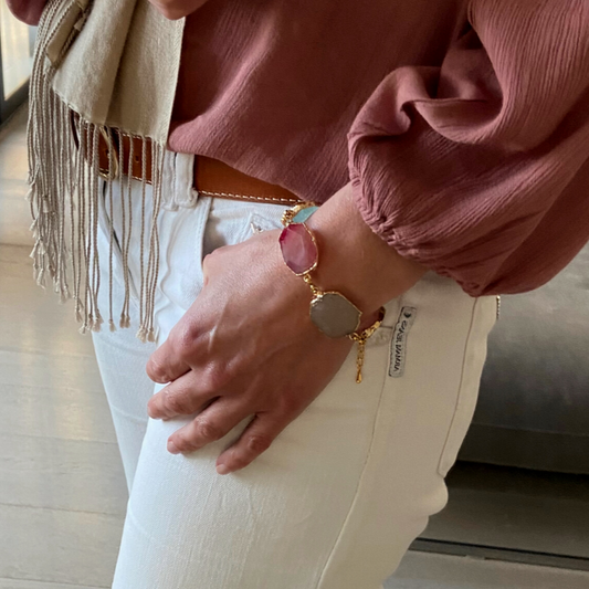 Verona Bracelet - Camellia