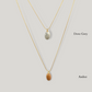 Collier Firenze - Quartz "Ambre"