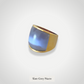 Bague Rio Ring - Opale de couleur gris ardoise