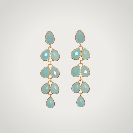 Tuscany Earrings - Amazonite