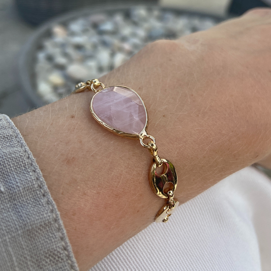 Milano Bracelet - Rose Quartz
