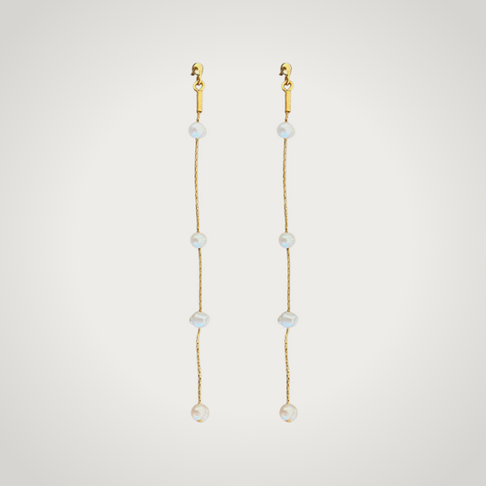 Venezia Earrings - Pearls