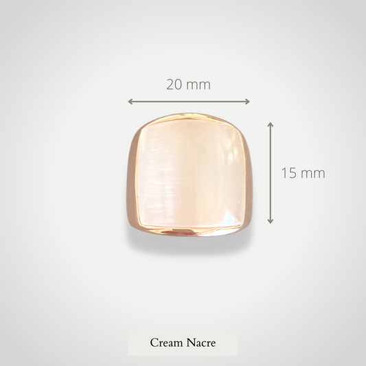 Rio Ring - Opale de couleur Crème